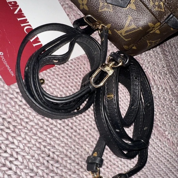 Authentic Louis Vuitton monogram Palm Springs mini backpack crossbody bag tote - Picture 2 of 16